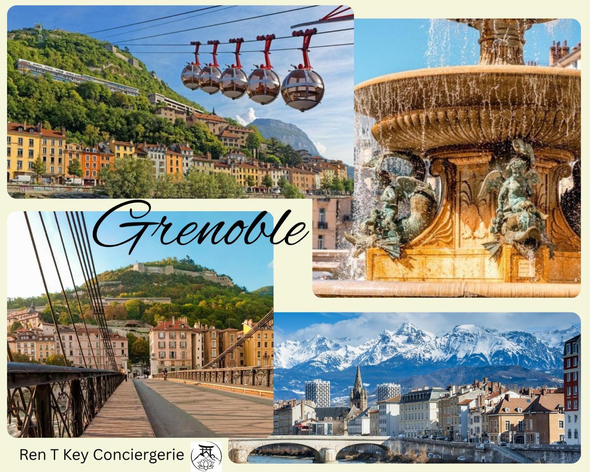 La Coloc' Smart & Cosy - 4 Differentes Et Privatives Sont Disponible Dans Ce T4 De 80m2 En Colocation - Jusqu'a 2 Personnes Par - 1 Lit Double Par Appartement Grenoble